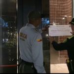 Hotel sellado por presencia de menores en estado de indefensión con un extranjero..Foto Policía Medellín