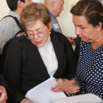 La ministra de trabajo, Gloria Inés Ramírez Ríos, anunció implemetar mesas de diálogo para revisar la situación.Foto Mintrabajo