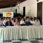 Delegaciones de Paz del ELN y el Gobierno colombiano. Foto Cristina Navarro, Caracol Radio