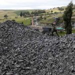 Mina de carbón en Colombia