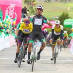 Adrián Bustamante del GW Erco Shimano ganó la primera etapa de la Vuelta a Colombia2024 que se disputó sobre 151 kilómetros entre Guateque y Chivatá en el departamento de Boyacá
