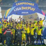 Bucaramanga campeón por primera vez del fútbol colombiano.Foto Dimayor