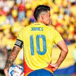 El talentoso colombiano James Rodrigueza metió dos asistencias en el primer tiempo para el triunfo de Colombia en el debut de la CONMEBOL Copa América.