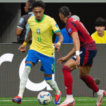 Costa Rica logra valioso empate ante Brasil en Copa América de fútbol