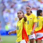 Colombia resiste pero cae ante España en fútbol (f) olímpico.Foto FCF