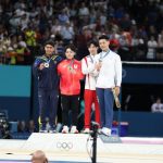 Ángel Barajas, la primera medalla olímpica de Colombia en París 2024.Foto COC