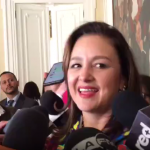 Luz Cristina López, aseguró que por el momento cuentan con ese montó para funcionamiento e inversión; sin embargo, advierte que podría ser menor Foto Ministerio del Deporte