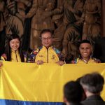 En la Casa de Nariño se realizó la entrega de bandera previo a los JJPP de París 2024 .Foto Presidencia