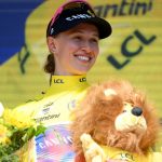 Katarzyna Niewiadoma  lider del Tour Femenino de Francia 2024