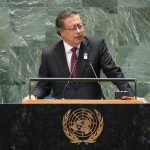 Necesitamos construir un ejército de guerreros y guerreras de la vida, sin armas y con el poder de la humanidad unida por la existencia: presidente Petro en la ONU.Foto Presidencia de Colombia