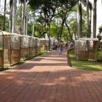 A toda marcha avanza el montaje de la Zona Verde, el corazón de la COP de la Gente