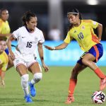 La Selección Colombia Femenina Sub17 perdió en su segunda salida del Mundial de la categoría y está muy cerca de quedar eliminadas en fase de grupos. Aunque las jugadoras nacionales debían ganar en el Estadio Olímpico Félix Sánchez, terminaron cayendo 0-2 con Estados Unidos..Foto FCF