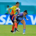 Colombia quedó eliminada del Mundial Femenino Sub-17 tras perder 2-1 con España este martes 22 de octubre. Foto FCF