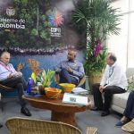 El canciller de Colombia, Luis Gilberto Murillo, conversó hoy aquí con su par de Costa Rica, Arnoldo André, sobre temas asociados a la protección de la biodiversidad, migración, turismo y cooperación..Foto Cancilleria