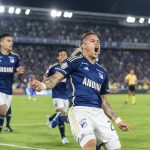 A los 82 minutos, finalmente abrió el marcador Millonarios. Daniel Ruiz ejecutó un tiro de esquina des la banda izquierda, imponiéndose en un espectacular cabezazo Leonardo Castro, para acomodar la pelota sobre el poste de la mano zqiuierda del portero nariñense.