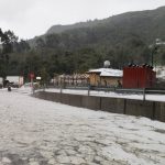 Fuerte granizada en algunas zonas de Bogotá y en el mpio de La Calera este 9NOV.