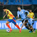 El equipo de Marcelo Bielsa le ganó 3 a 2 al conjunto de Néstor Lorenzo, en Montevideo, por las Eliminatorias sudamericanas..Foto FCF