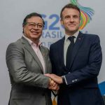 El presidente de Colombia, Gustavo Petro, se reunió hoy con su homólogo francés Emmanuel Macron en la ciudad brasileña de Río de Janeiro donde ambos mandatarios participan en la Cumbre del G20.