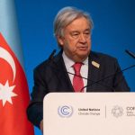 El secretario general de la ONU, António Guterres, calificó hoy al acuerdo asumido en la COP 29 como una base para construir al advertir sobre la necesidad de acelerar el paso a la acción climática.