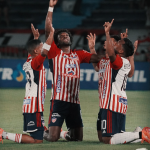 Atlético Junior derrotó 3-2 al Deportes Tolima en el estadio Metropolitano, en la quinta jornada de los cuadrangulares semifinales del Torneo Finalización de la Liga colombiana 2024.@JuniorClubSA