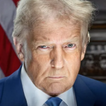 Retrato oficial de Donald Trump