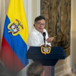 El presidente Gustavo Petro dijo que hay lecciones que aprender tanto de ellos, refiriéndose a Estados Unidos, como de los colombianos.. Foto Presidencia de la República