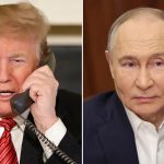 El presidente de Estados Unidos, Donald Trump, dijo que sostuvo hoy una larga y productiva llamada telefónica con su homólogo ruso, Vladimir Putin,