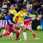 La Selección Colombia Femenina perdió 2-0 ante Estados Unidos en el debut de la SheBelieves Cup. Foto FCF