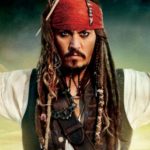 Piratas del Caribe Johnny Depp como Jack Sparrow. Foto oficial.