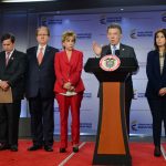 Presidente Santos se reunió con los dignatarios de las Altas Cortes