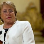 La presidente chilena, Michelle Bachelet