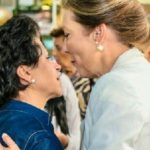 La primera dama y su antecesora conversaron unos minutos tras encontrarse en la Feria Expoartesano, realizada en Medellín.