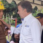 Diálogo del Presidente Santos con familiares de mineros en Riosucio, Caldas