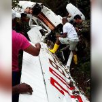 Imagen de la aeronave accidentada en Chocó.