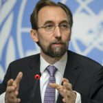 El alto comisionado de Naciones Unidas para los Derechos Humanos, Zeid Ra’ad al Hussein