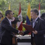 Con nuevos convenios para beneficiar a la población de frontera concluyó el Segundo Gabinete Binacional Colombia – Perú, este viernes en Medellín.2