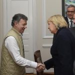 • La Ministra Presidenta del Estado alemán se reunió con el Presidente Santos, dentro de su visita por Latinoamérica, acompañada por treinta representantes de las pymes y los sectores  de la minería, energía, tecnología e infraestructura 