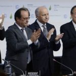 El-presidente-de-Francia-Francois-Hollande-el-ministro-de-relaciones-exteriores-francés-Laurent-Fabius-y-el-secretario-general-de-la-ONU-Ban-Ki-Moon