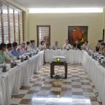 Santos se reunió este jueves en Cartagena con los integrantes del equipo negociador del Gobierno en el proceso de paz