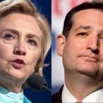Candidatos en estados unidos Hillary Clinton y Ted Cruz