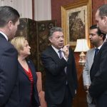 Presidente Juan Manuel Santos expuso los avances del proceso de paz a congresistas republicanos