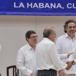 Delegados de los dialogos en la Habana