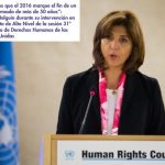 Canciller Holguín en Consejo de DDHH de ONU