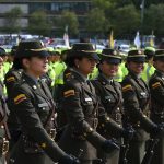 Ceremonia Policía de Tránsito en Bogotá