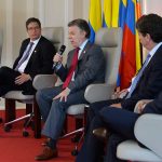 El Presidente Juan Manuel Santos lideró el conversatorio ‘Alianza Latinoamericana de Lucha contra el Contrabando’, este viernes en la Casa de Nariño.