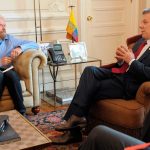 El Presidente Santos recibió en la Casa de Nariño la visita del fundador del Grupo Virgin, Sir Richard Branson, quien apoyó el proceso de paz y la postura colombiana sobre la lucha contra las drogas.