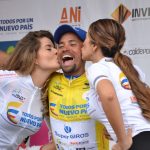 Mauricio Ortega, actual líder de la Vuelta a Colombia 2016.