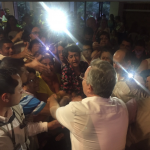 Alvaro Uribe hace campaña por el no en Cartago