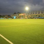 Peñalosa entrega moderna cancha de fútbol con grama sintética en el Olaya2