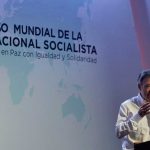 El Presidente Juan Manuel Santos reiteró su agradecimiento al apoyo dado por la Internacional Socialista al proceso de paz, al instalar su vigésimo quinto Congreso Mundial.